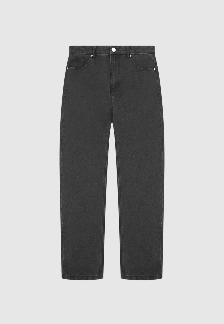 Men Maniere De Voir Jeans | Tapered Fit Jeans Black